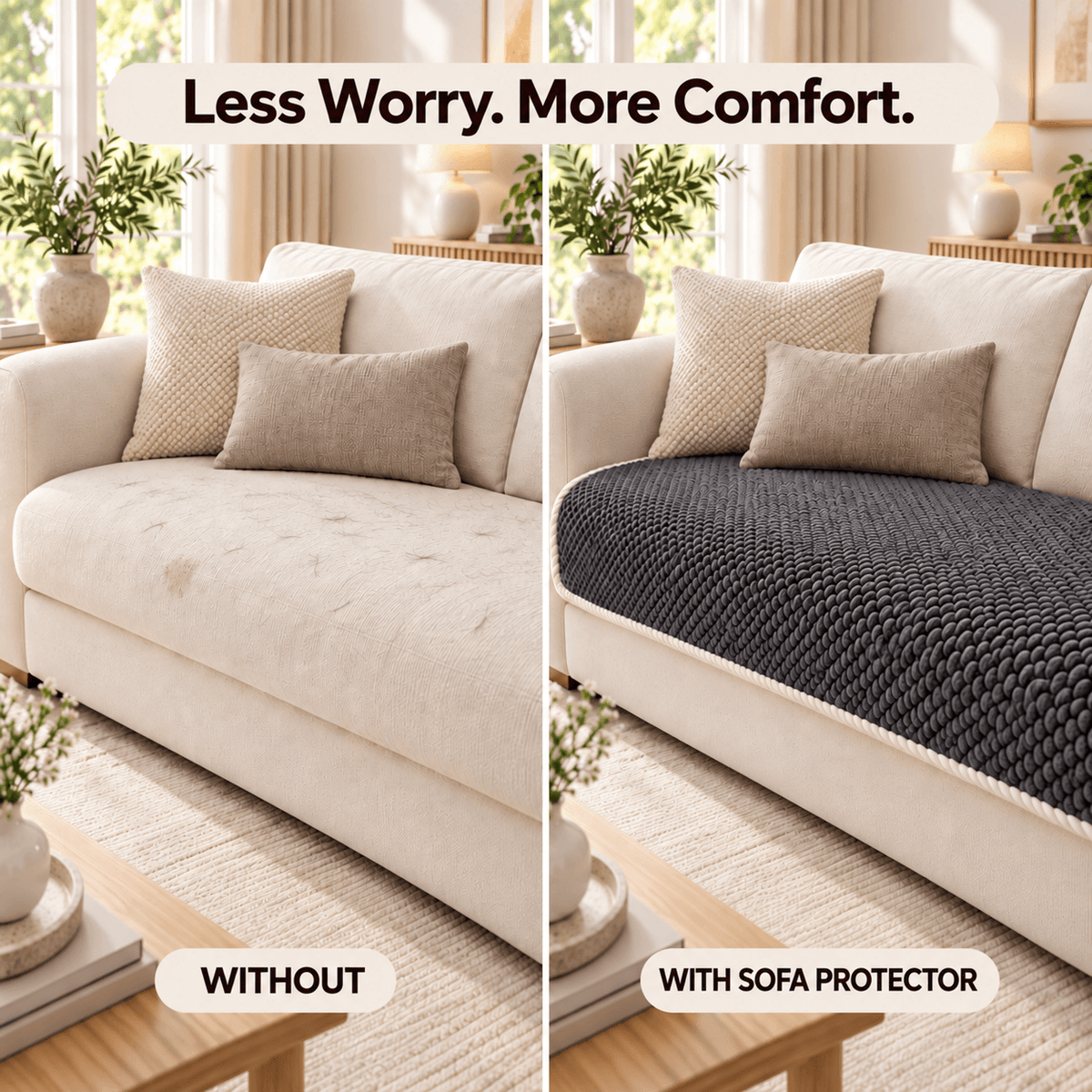 SofaShield™ | Washable Couch Cover for Homes with Pets