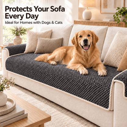 SofaShield™ | Washable Couch Cover for Homes with Pets