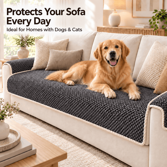 SofaShield™ | Washable Couch Cover for Homes with Pets