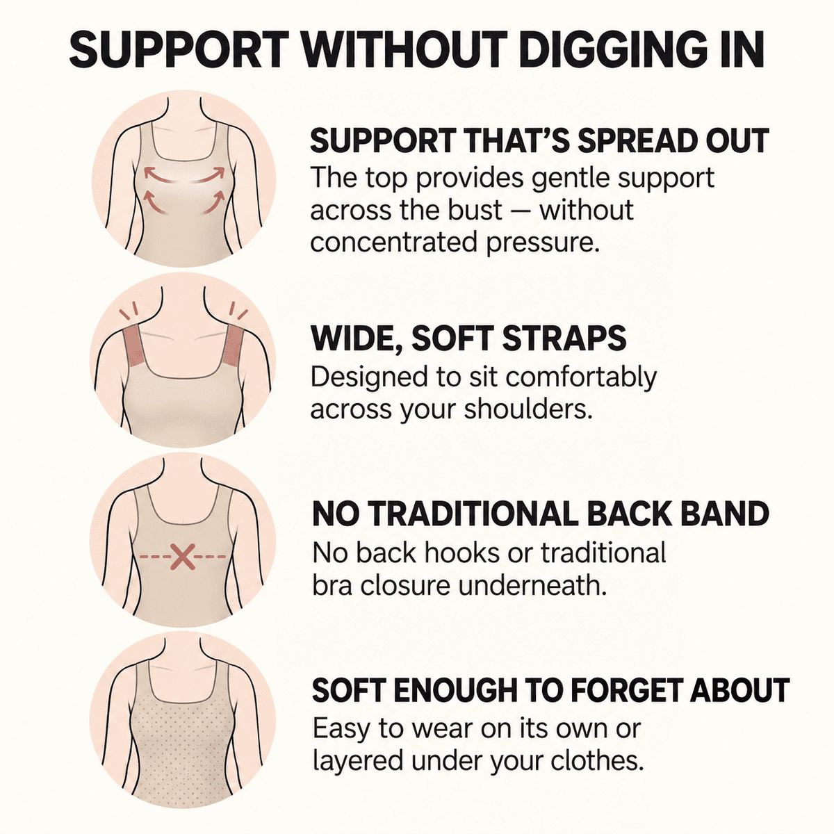 Built-In Bra Top | Ditch the Bra, Keep the Support