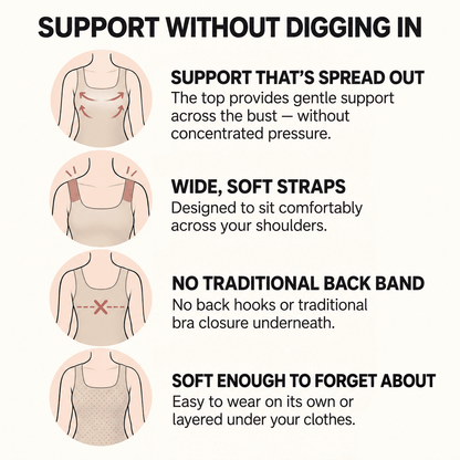 Built-In Bra Top | Ditch the Bra, Keep the Support