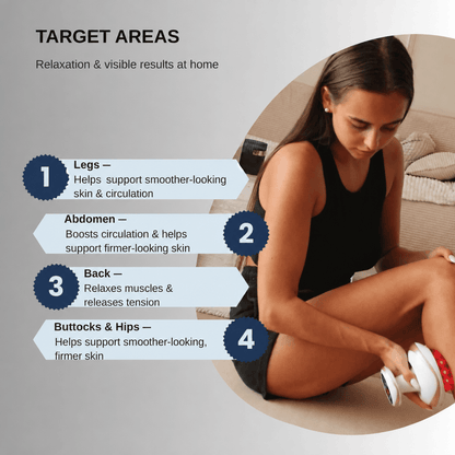 SculptFlow | Deep-Tissue Massager for Lighter-Feeling Legs & Smoother-Looking Skin