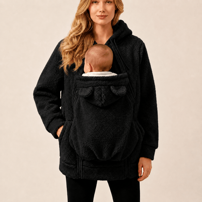 CozyNest | Teddy Fleece Babywearing Hoodie