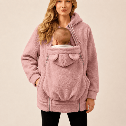 CozyNest | Teddy Fleece Babywearing Hoodie