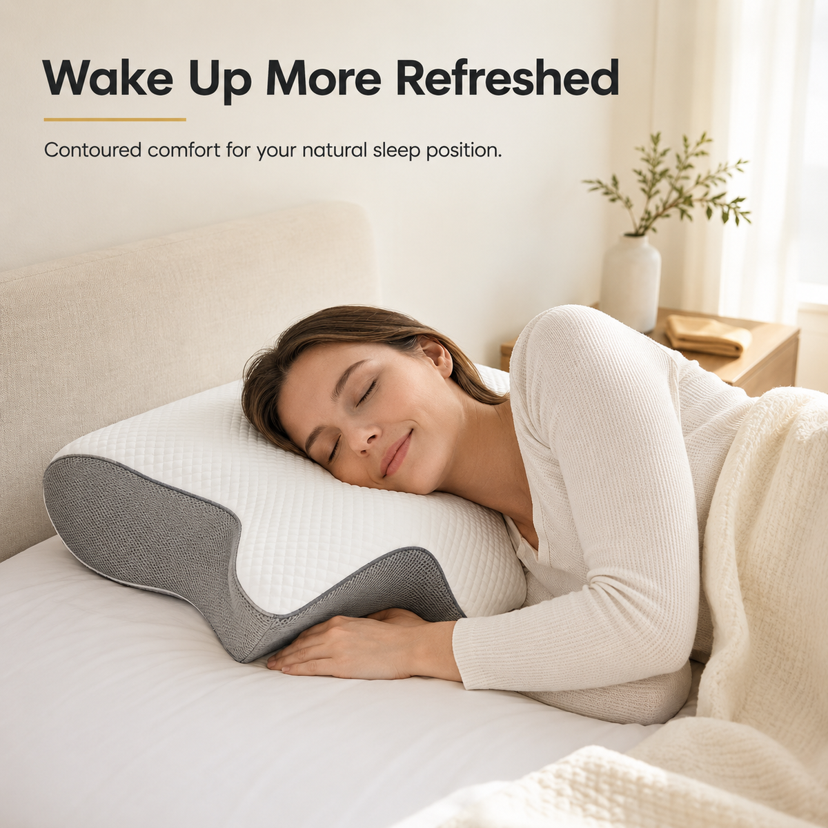 CloudRest | Ergonomic Memory Foam Pillow