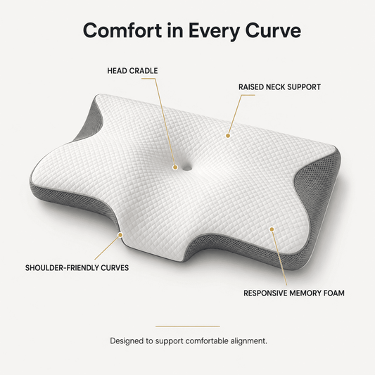 CloudRest | Ergonomic Memory Foam Pillow