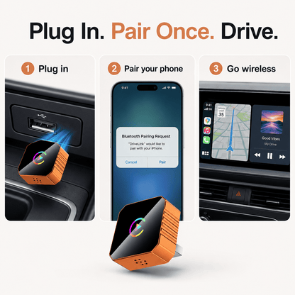 DriveLink™ | Wireless CarPlay & Android Auto Adapter