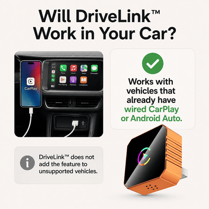 DriveLink™ | Wireless CarPlay & Android Auto Adapter