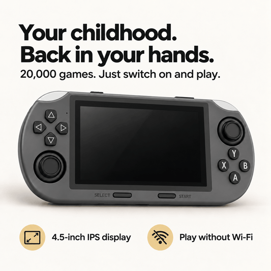 RetroGo™ – Retro Handheld Console with 20,000 Games