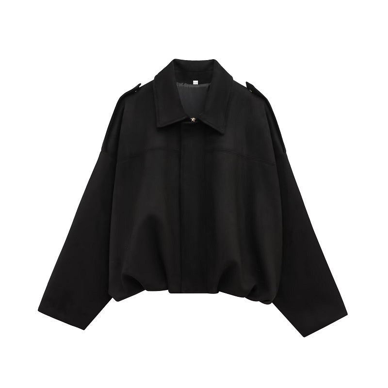 Women’s Vintage Oversized Zip-Up Jacket