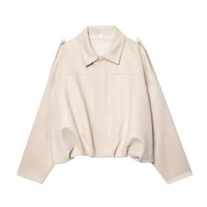 Women’s Vintage Oversized Zip-Up Jacket