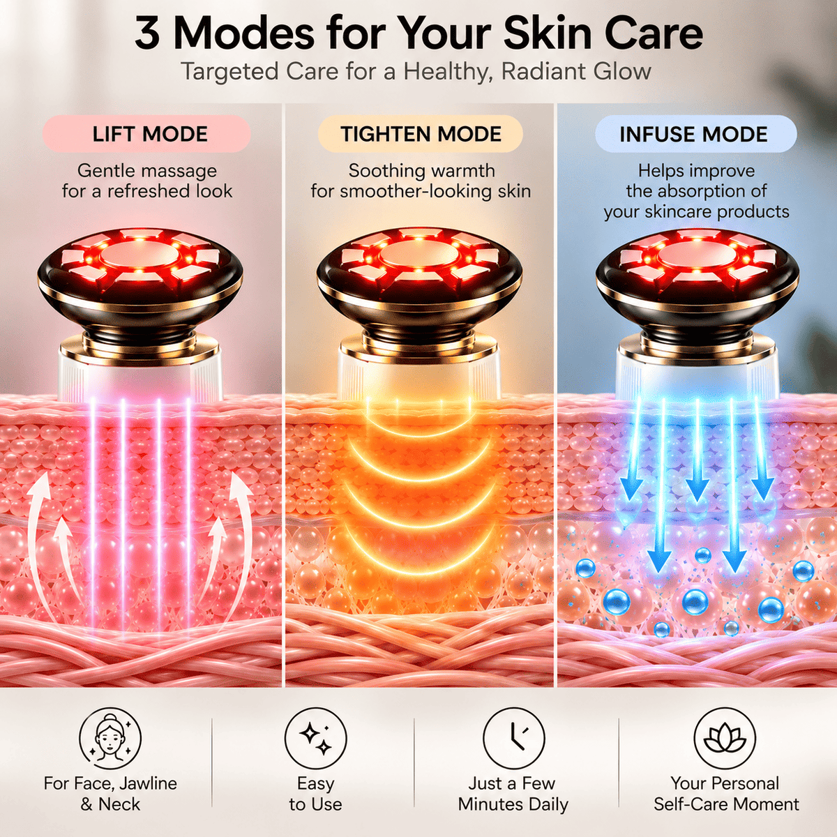 GlowLift™ | Facial Care & Massage Device