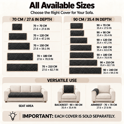 SofaShield™ | Washable Couch Cover for Homes with Pets